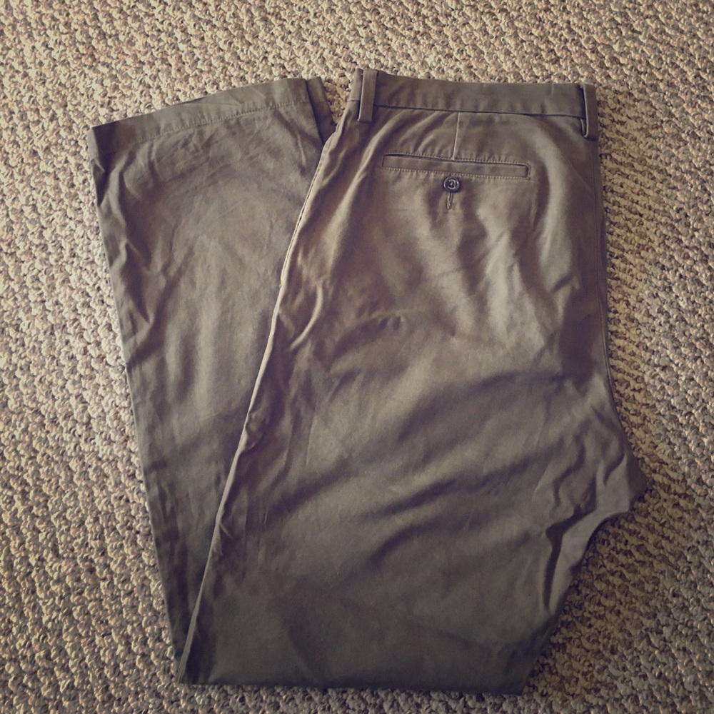 Tan Green Banana Republic Gavin Chinos