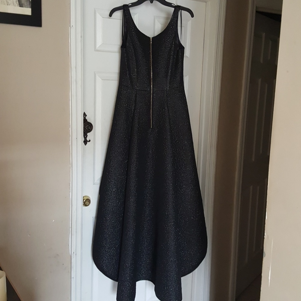 BLACK HIGH- LOW DRESS - Picture 2 of 5