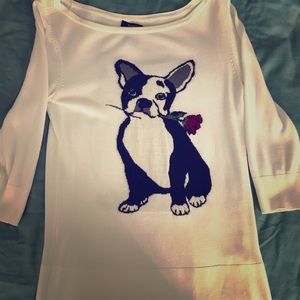 French Bulldog light sweater