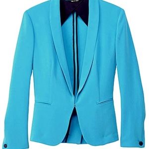 NWOT Rag & Bone Silver Tuxedo Blazer "Sky Blue"