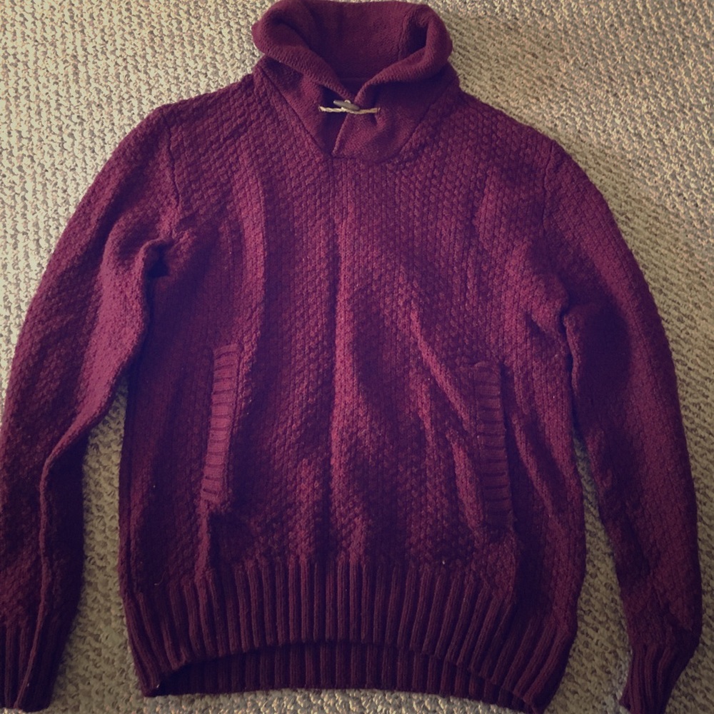 Knitted Burgundy H&M Sweater