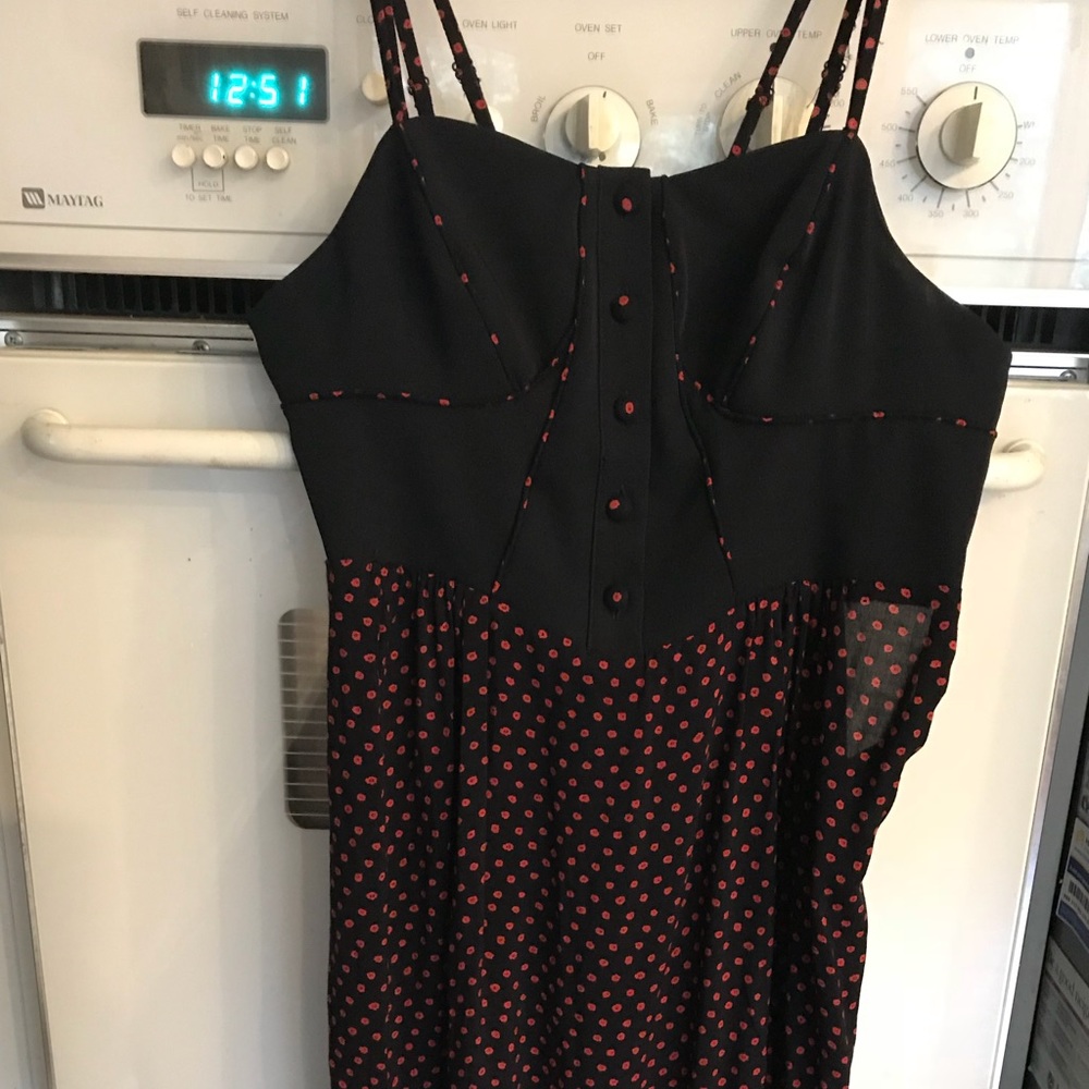 Black and Red Dress with spaghetti straps