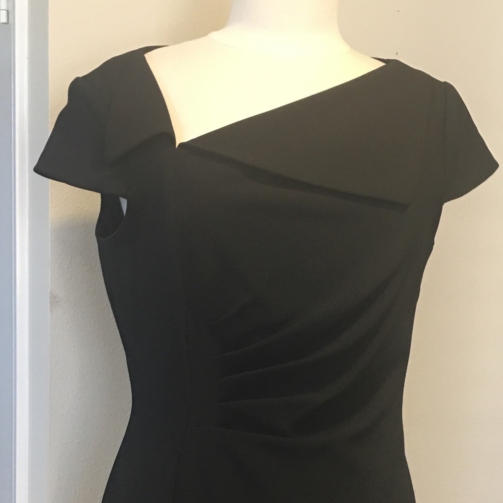 TAHARI Black Sheath Dress