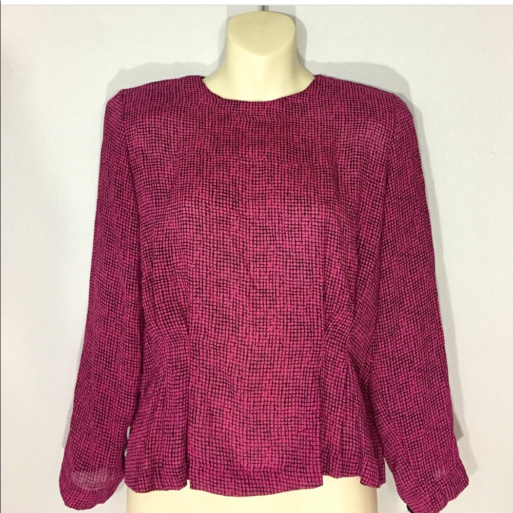 1980s blouse - Picture 3 of 5