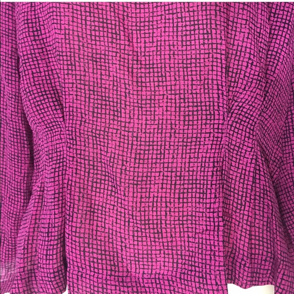 1980s blouse - Picture 4 of 5