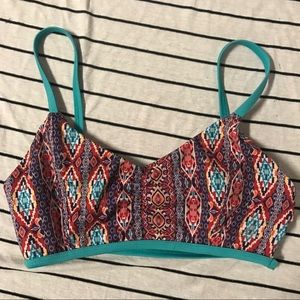 colorful bralette from pacsun size small