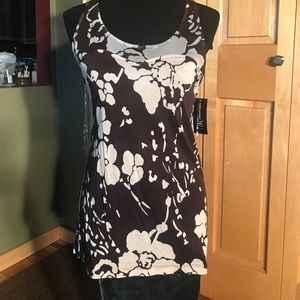 Brown and cream sleeves top