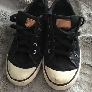 Coach Black Converse Sneakers (Authentic)