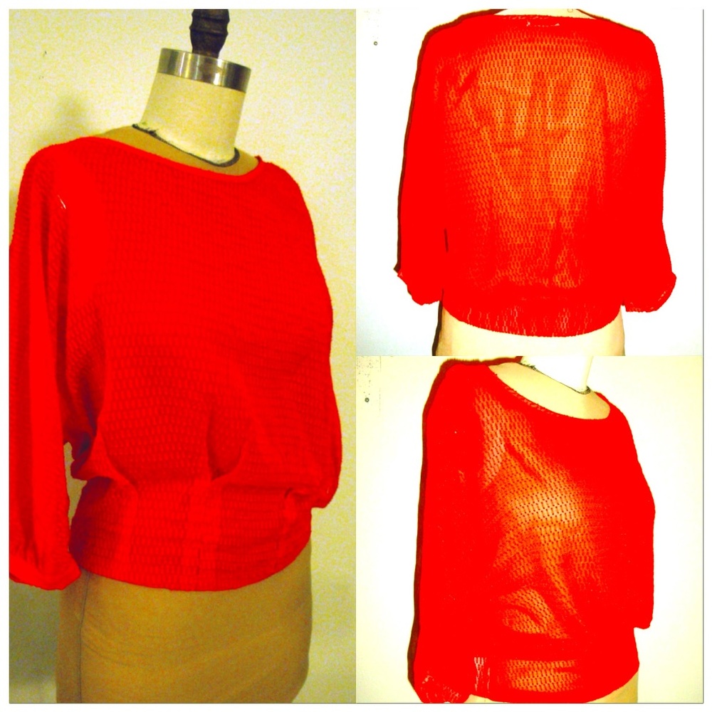 NEW! Bisou Bisou Pleated Waist Blouse