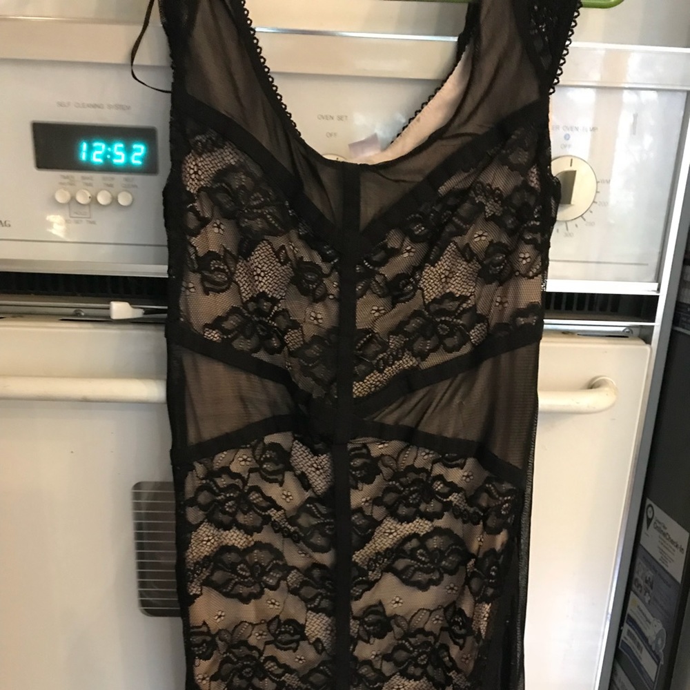 Black Lace Sheath dress