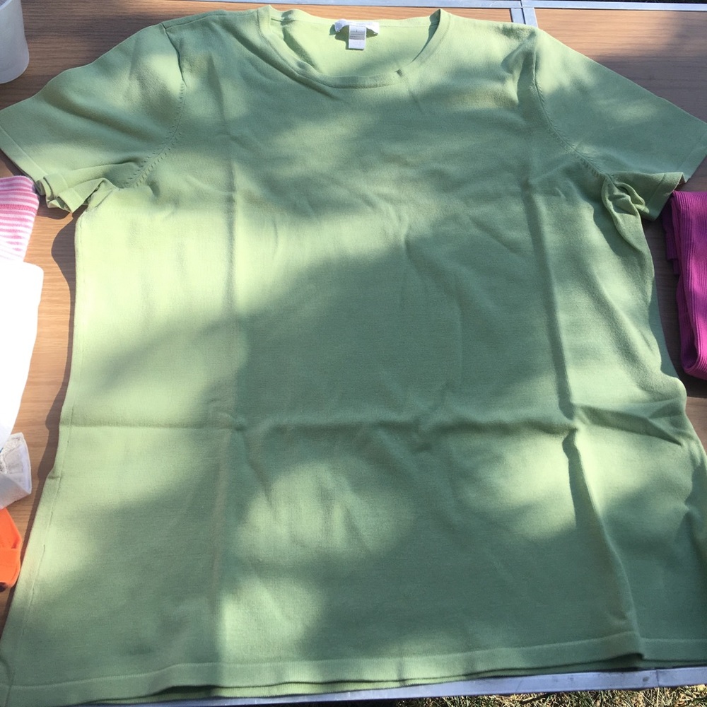 Size L Charter Club Green Shell