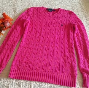 Dark Pink Ralph Lauren Sport Sweater