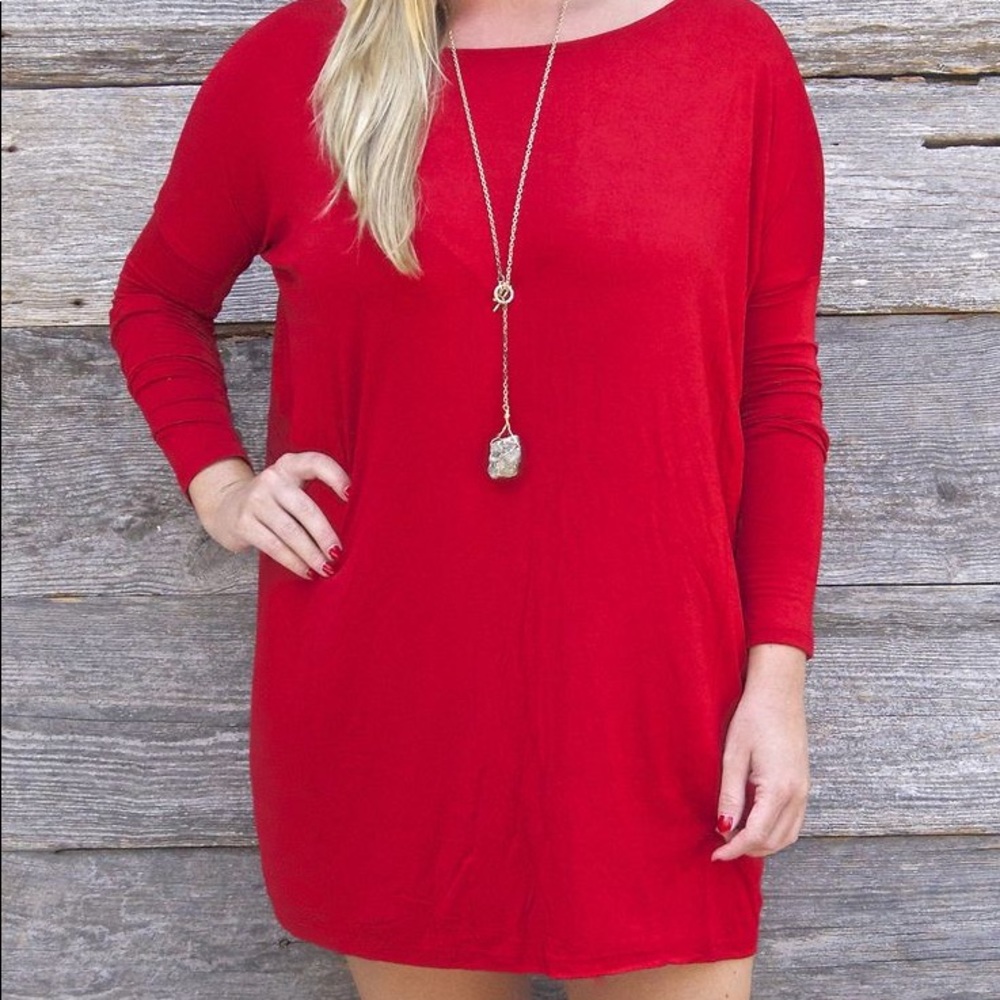 EUC Red Piko dress❤️