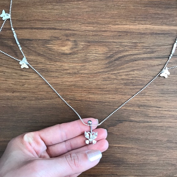 Navel Ring Chain, Body Jewelry - Picture 3 of 3