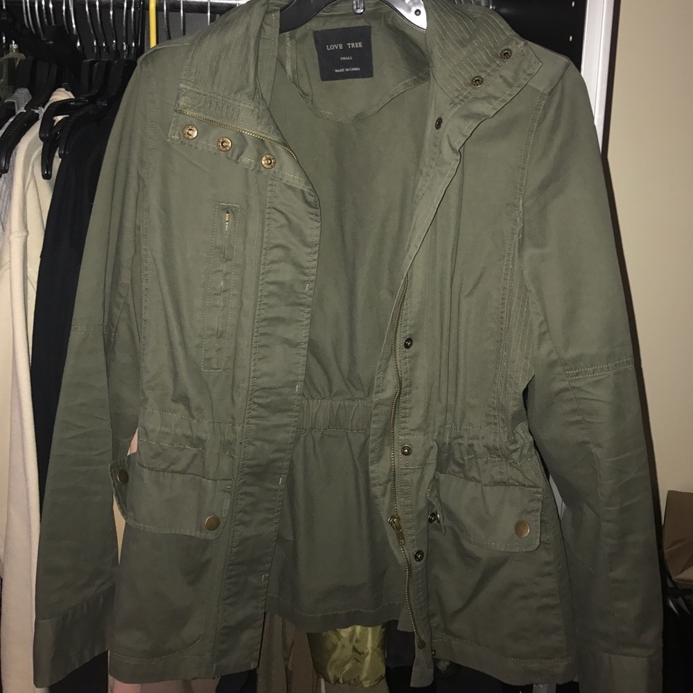 Olive green jacket