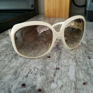 Christian Dior Glossy Sunglasses White