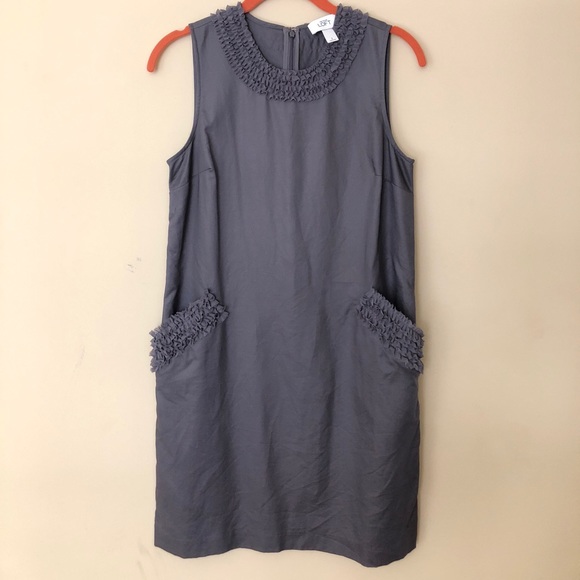 Ann Taylor Loft Gray Shift Dress - Picture 2 of 5