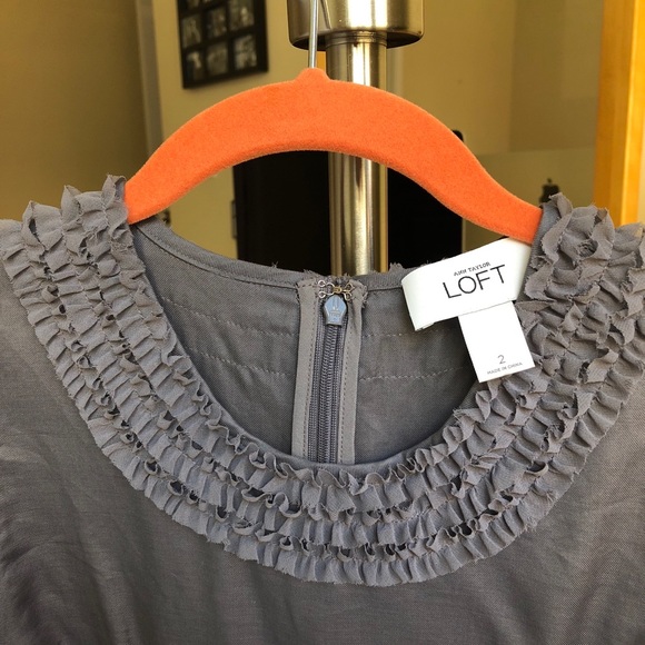 Ann Taylor Loft Gray Shift Dress - Picture 4 of 5