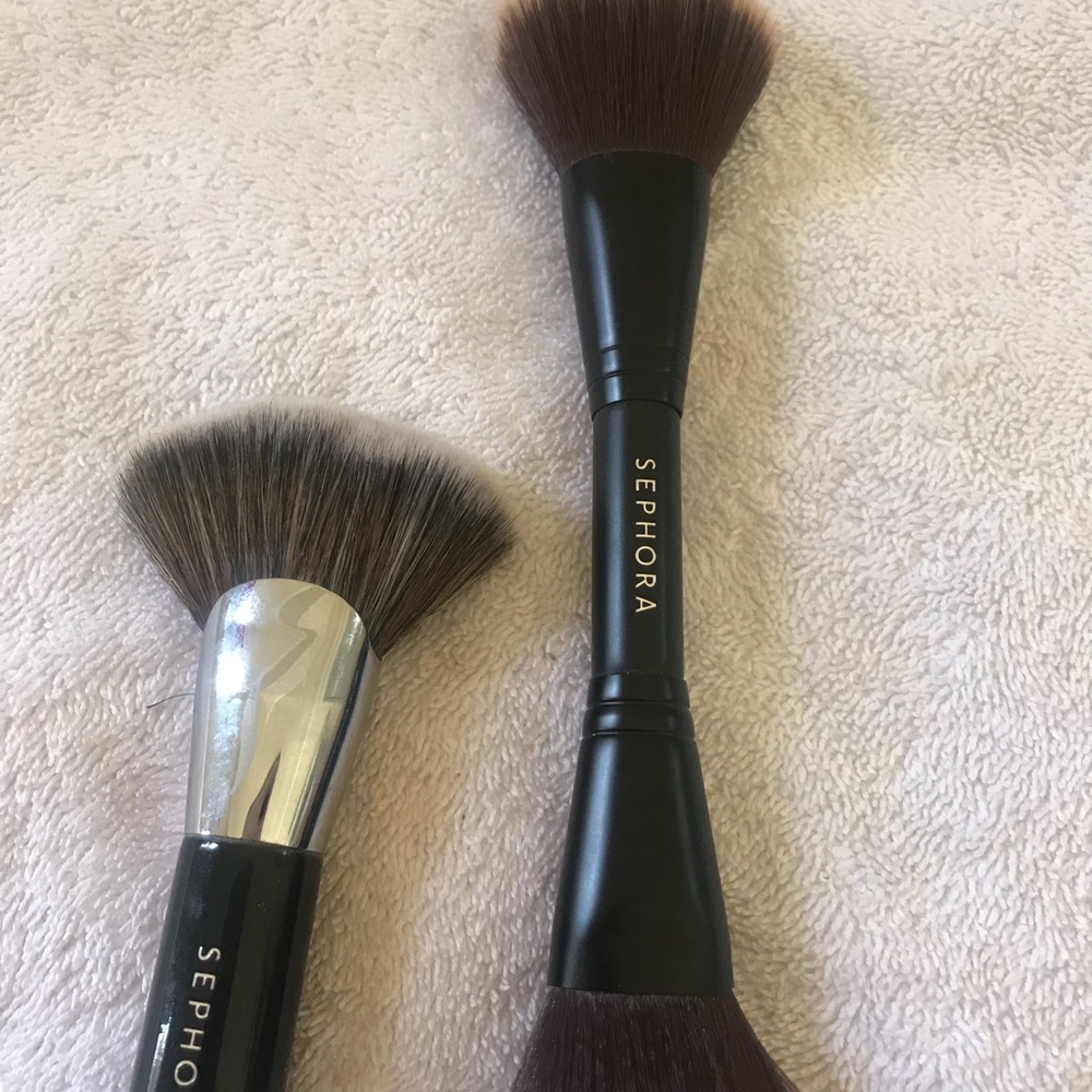 2 Sephora brushes: number 201 and 53-like new