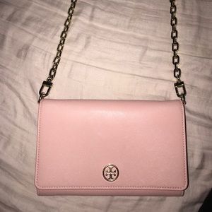 Tory burch Robinson chain wallet 100% authentic