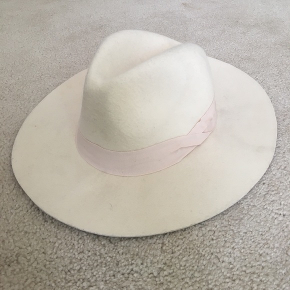 cream felt hat