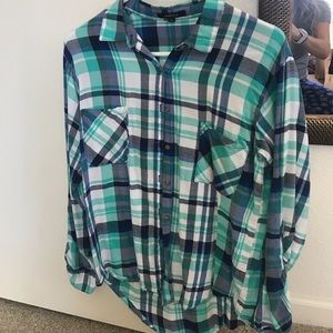 Long loose flannel