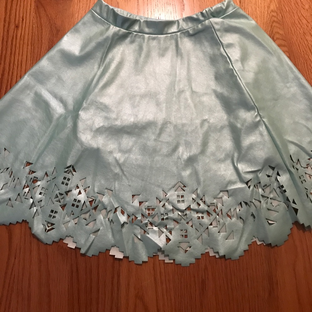 Metallic skirt