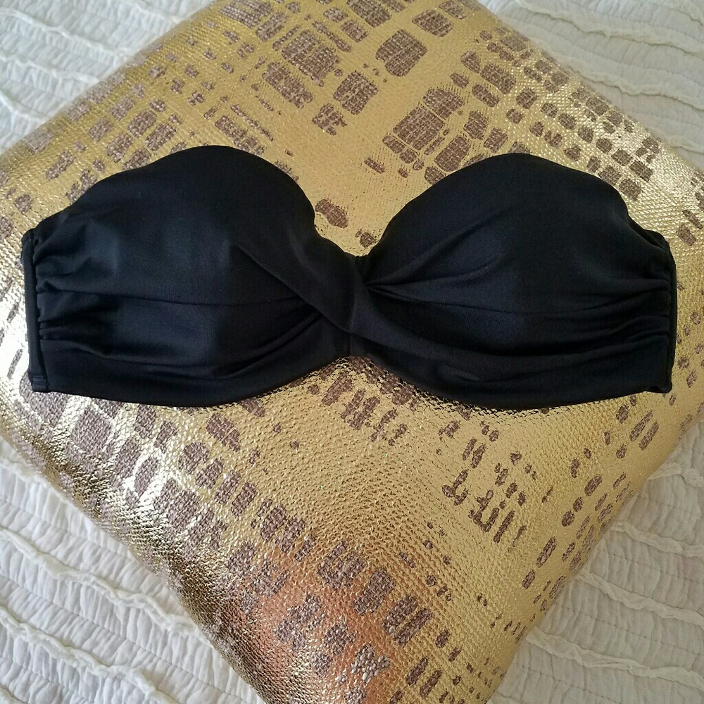 Victoria Secret Black Bandeau Bikini Top