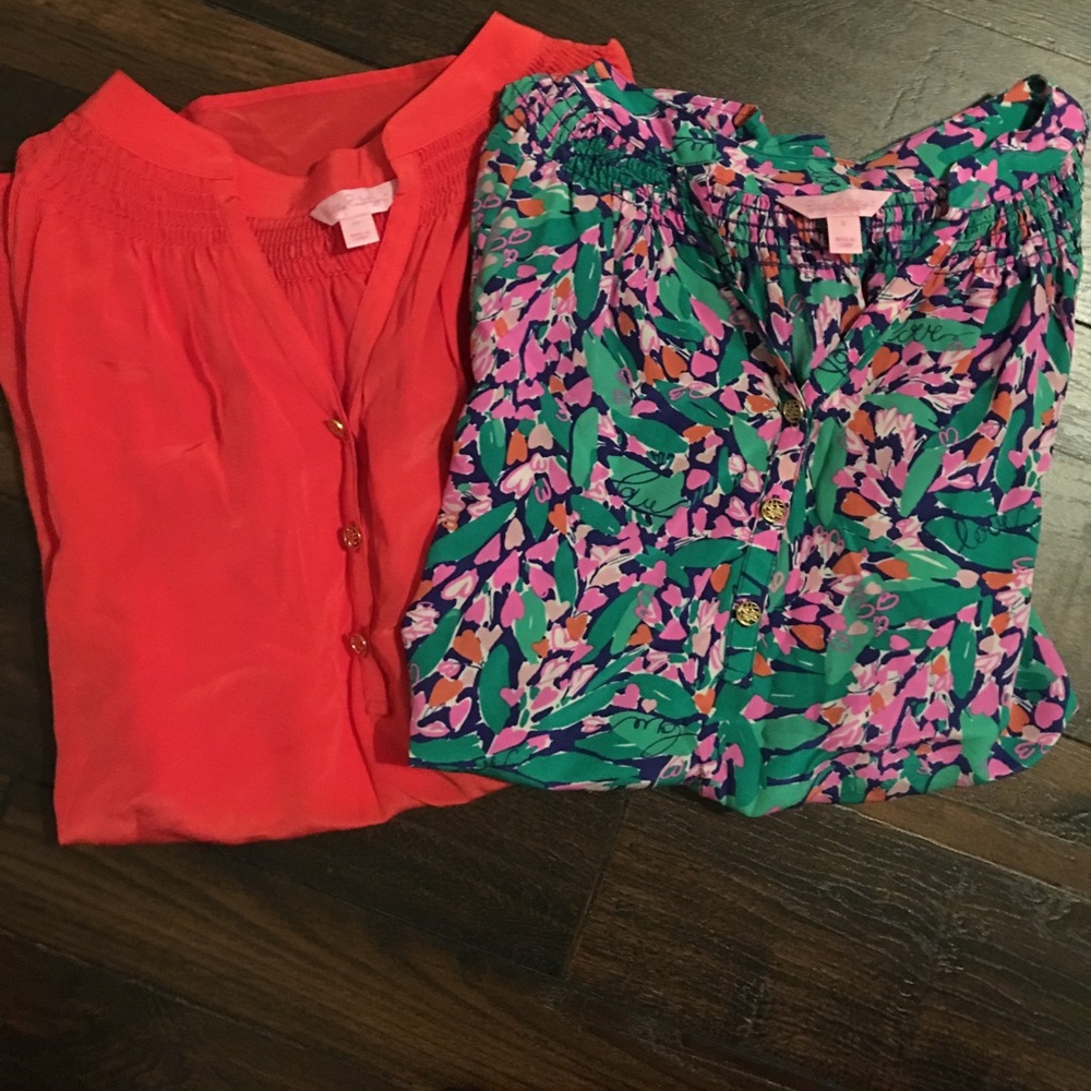 Lilly Pulitzer Elsa Top***Lot of 2***