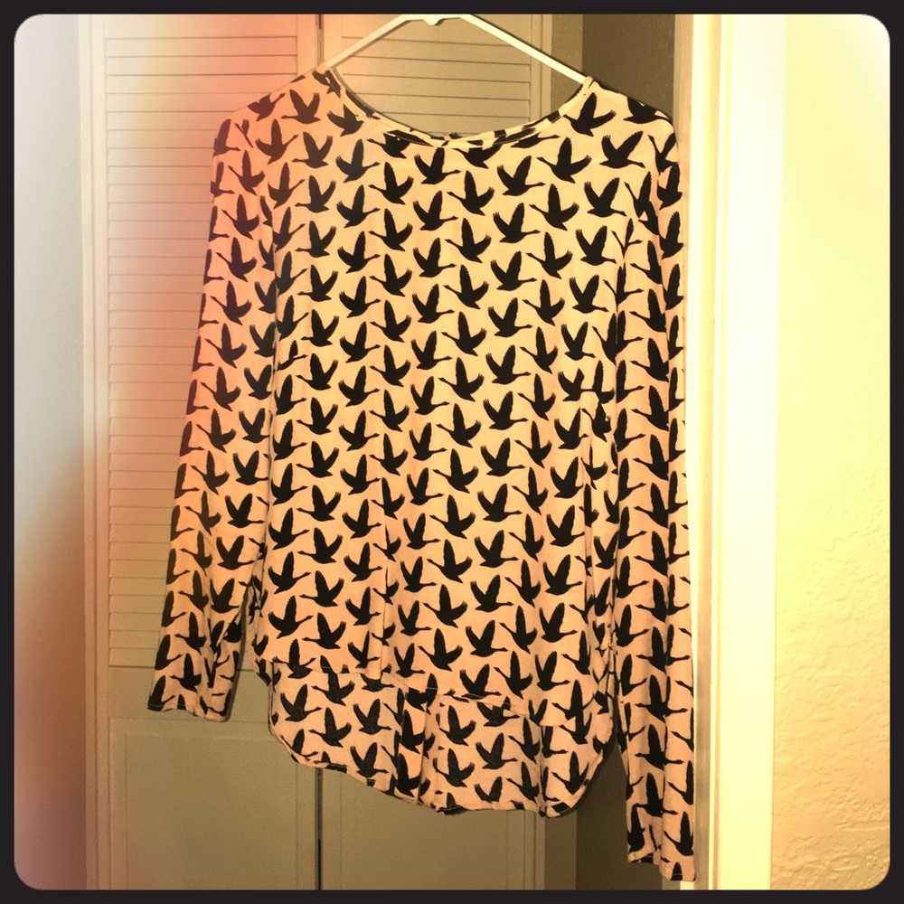 Long sleeve print shirt