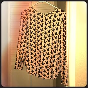 Long sleeve print shirt