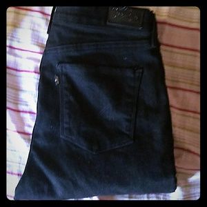 Black High Rise Skinny Jeans