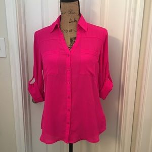 Express Pink Portofino Blouse / Shirt