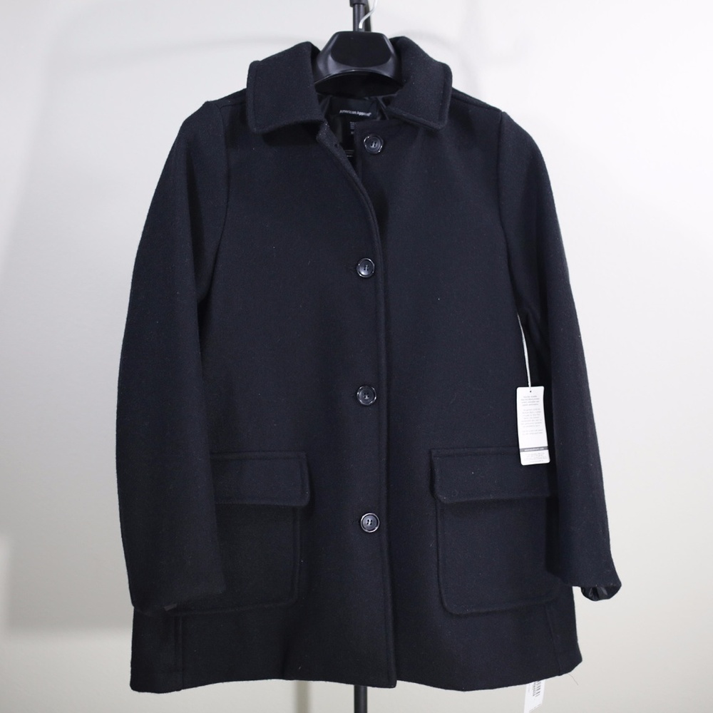 NWT American Apparel Wool Audrey Coat Jacket XS