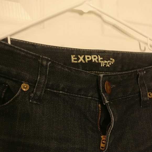 Dark Wash EXPRESS JEANS - Picture 3 of 6