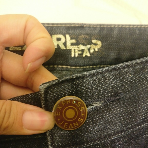 Dark Wash EXPRESS JEANS - Picture 5 of 6