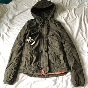 Aritzia TNA Platoon Jacket XS (Dark Olive)