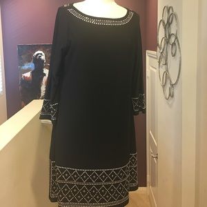 Jeweled WHBM Black Dress
