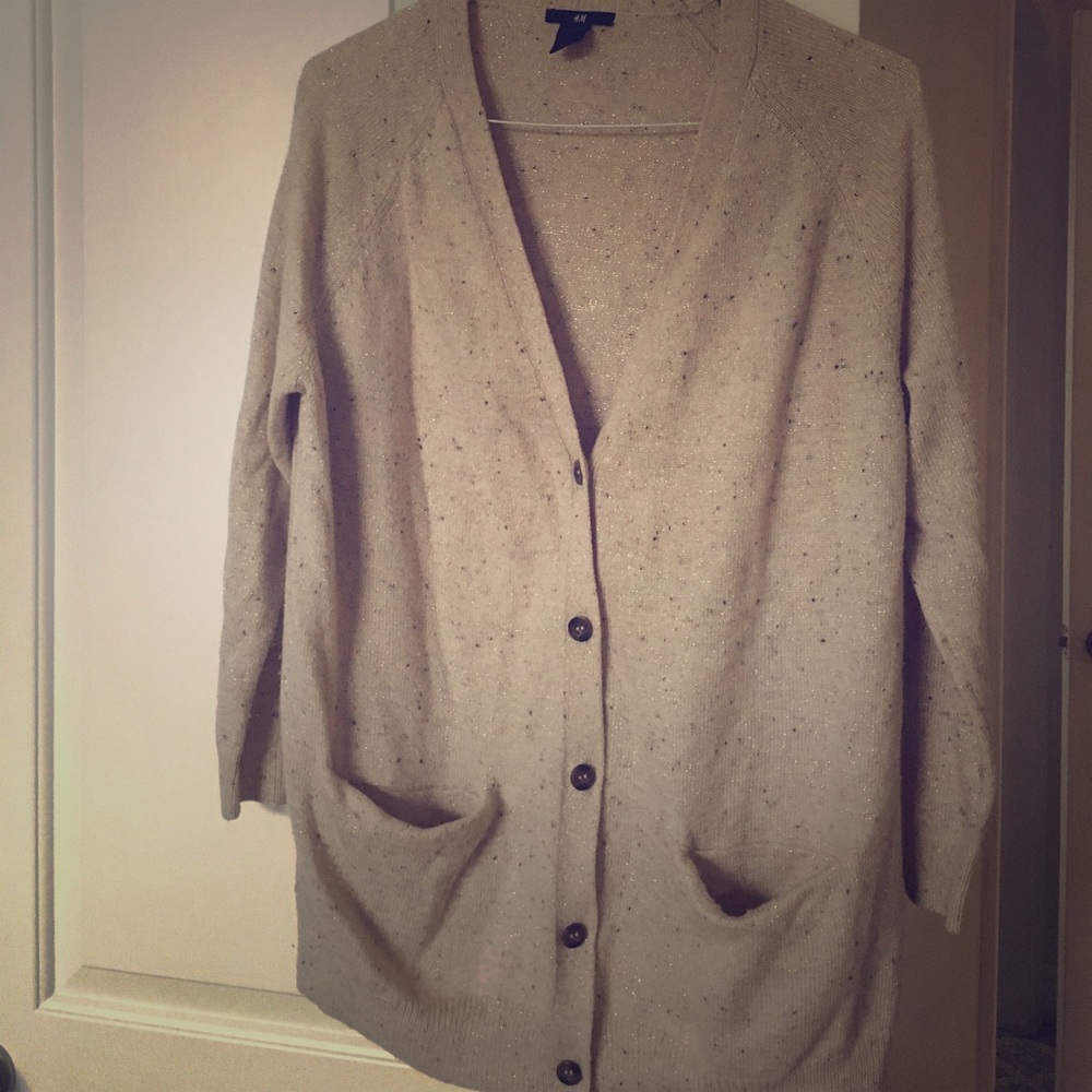 H&M brown cardigan