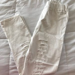 Umgee destroyed jeggings