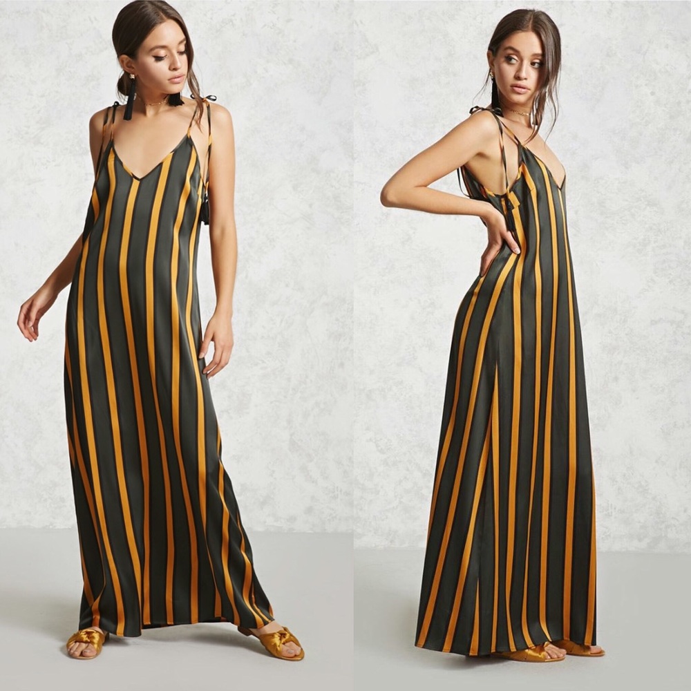 Vestido Maxi Rayas - Contemporary