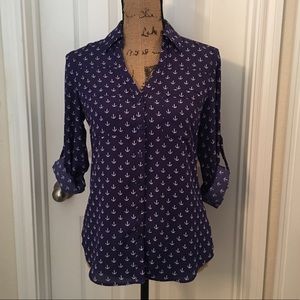 Express Anchor Portofino Blouse / Top