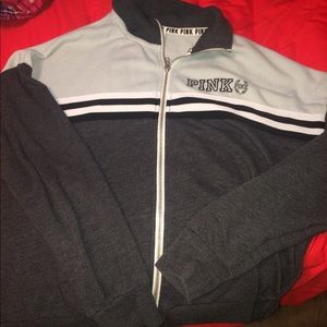 Pink zip up size small