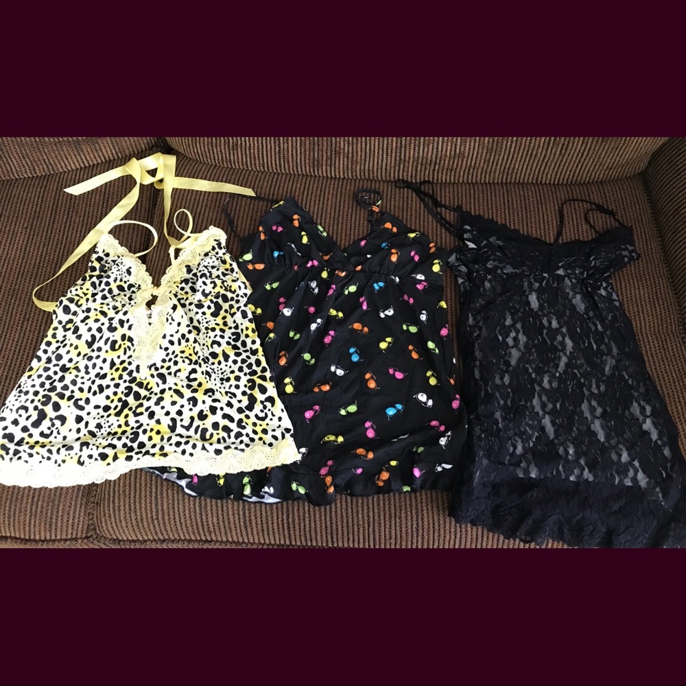Bundle of nighty camisoles