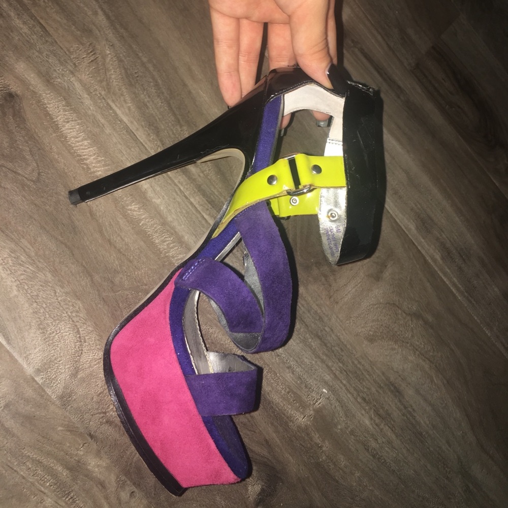 Beautiful colorful heels