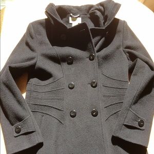St John's Bay wool blend peacoat winter coat