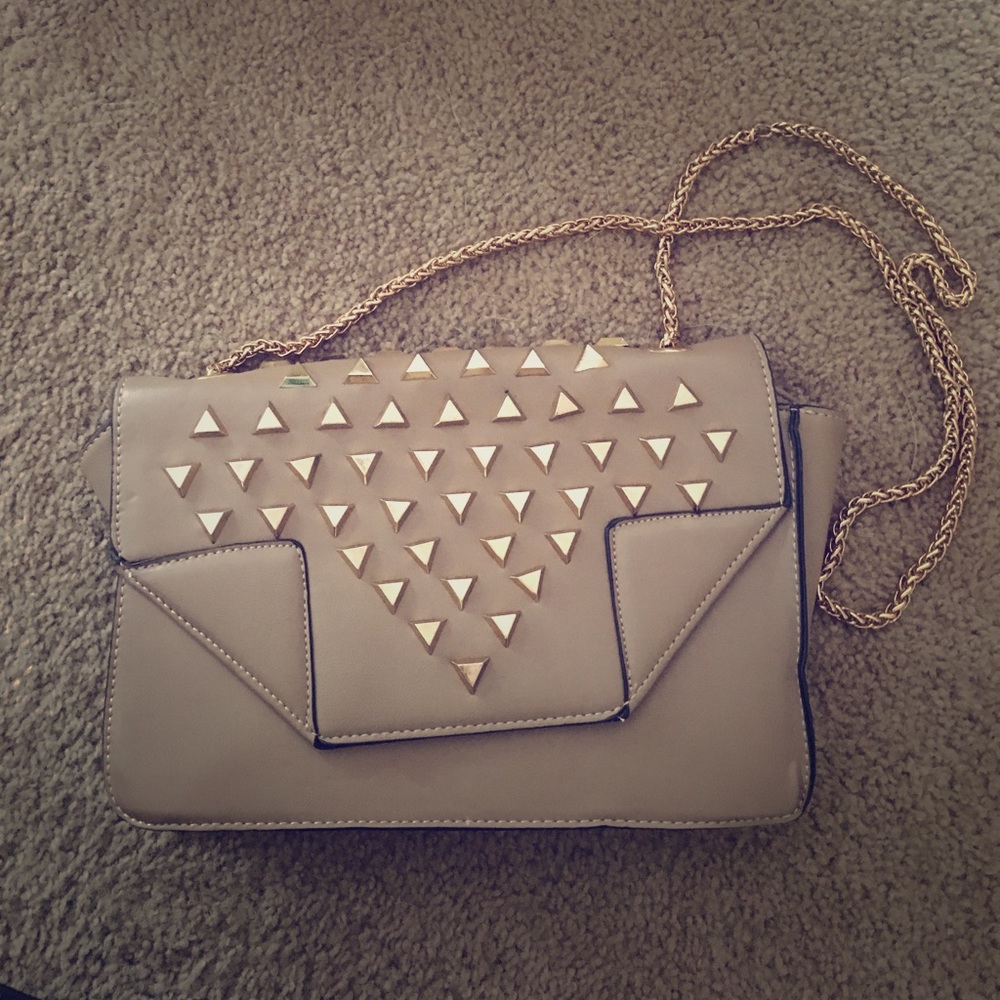 Tan Faux Leather crossbody