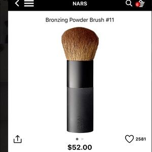 NARS bronzing brush #11 like new