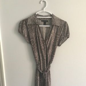 INC wrap style dress