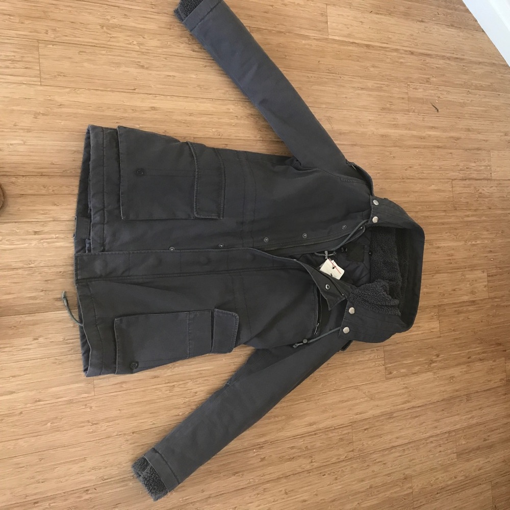 Joie Grey Jacket W/ attachable Vest Size XS